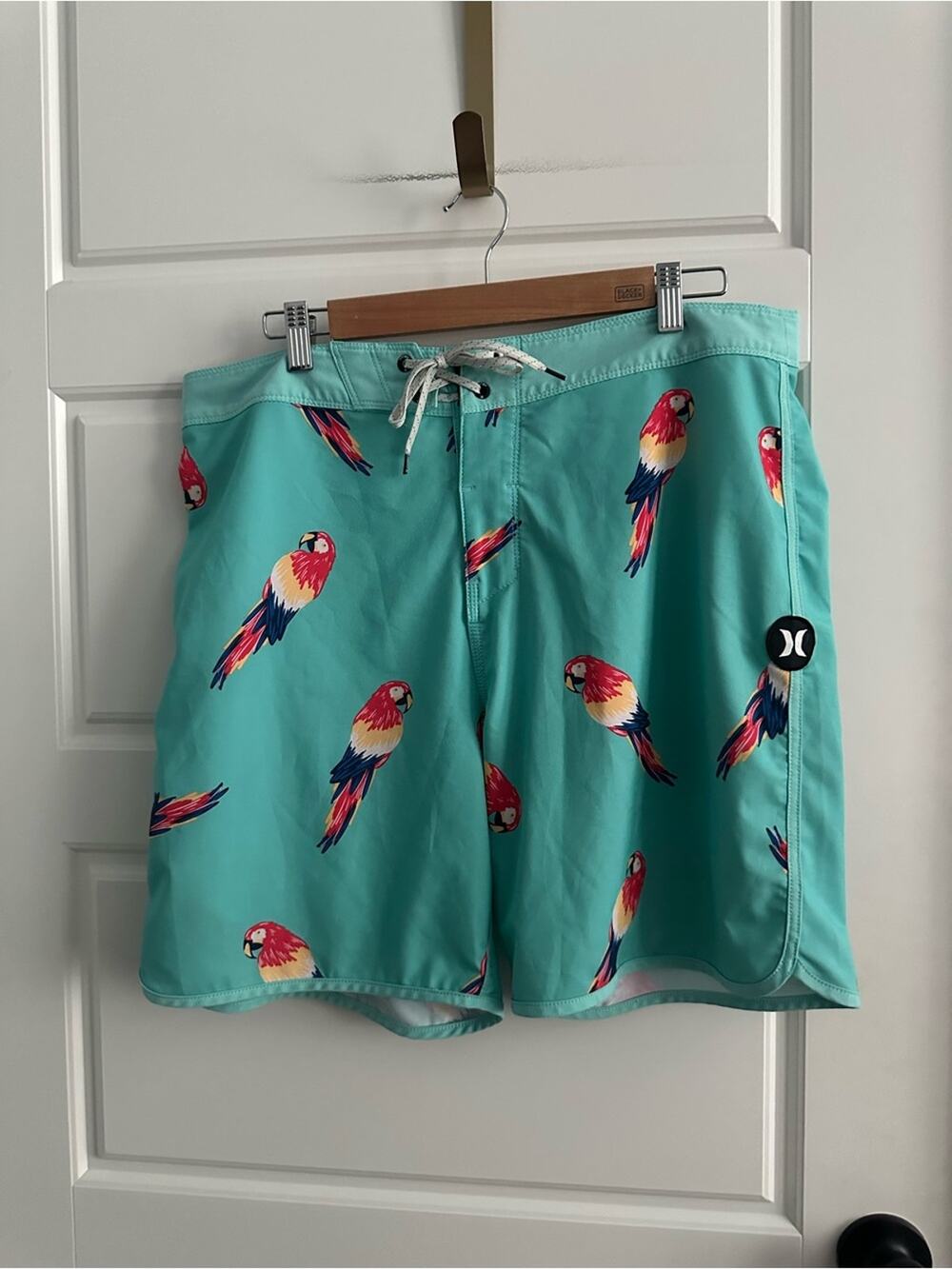 Hurley Phantom 34 Windansea Tropical Parrot 7" Board shorts Beach Resortwear